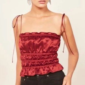 Reformation Silk Top